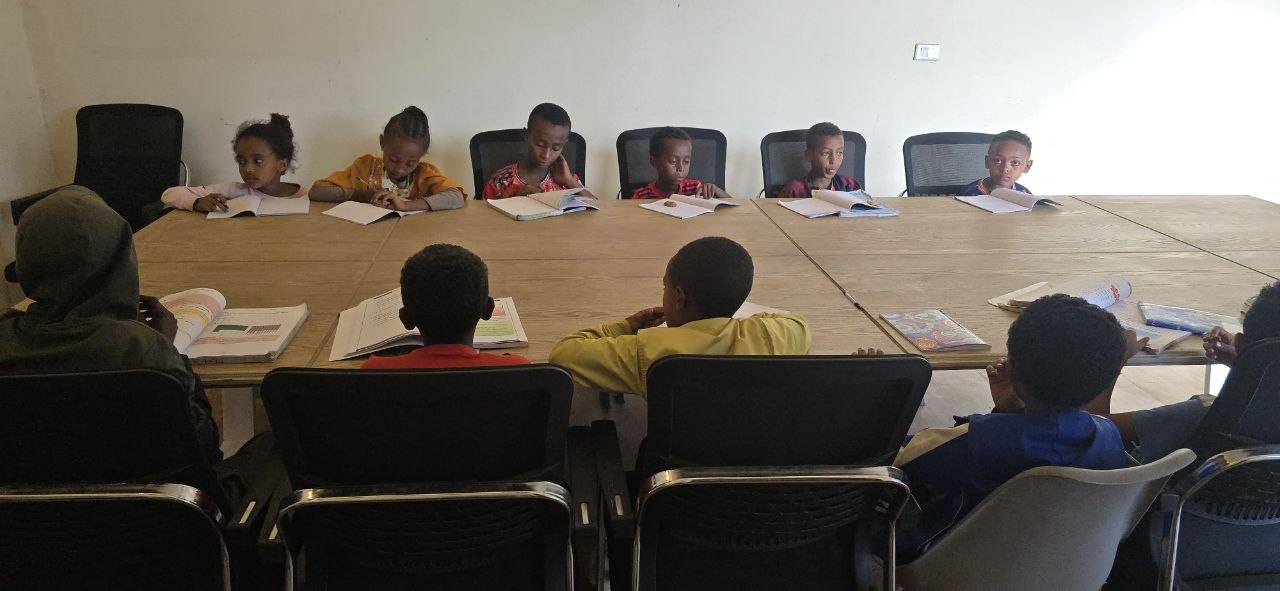 Students receiving tutoring and academic support